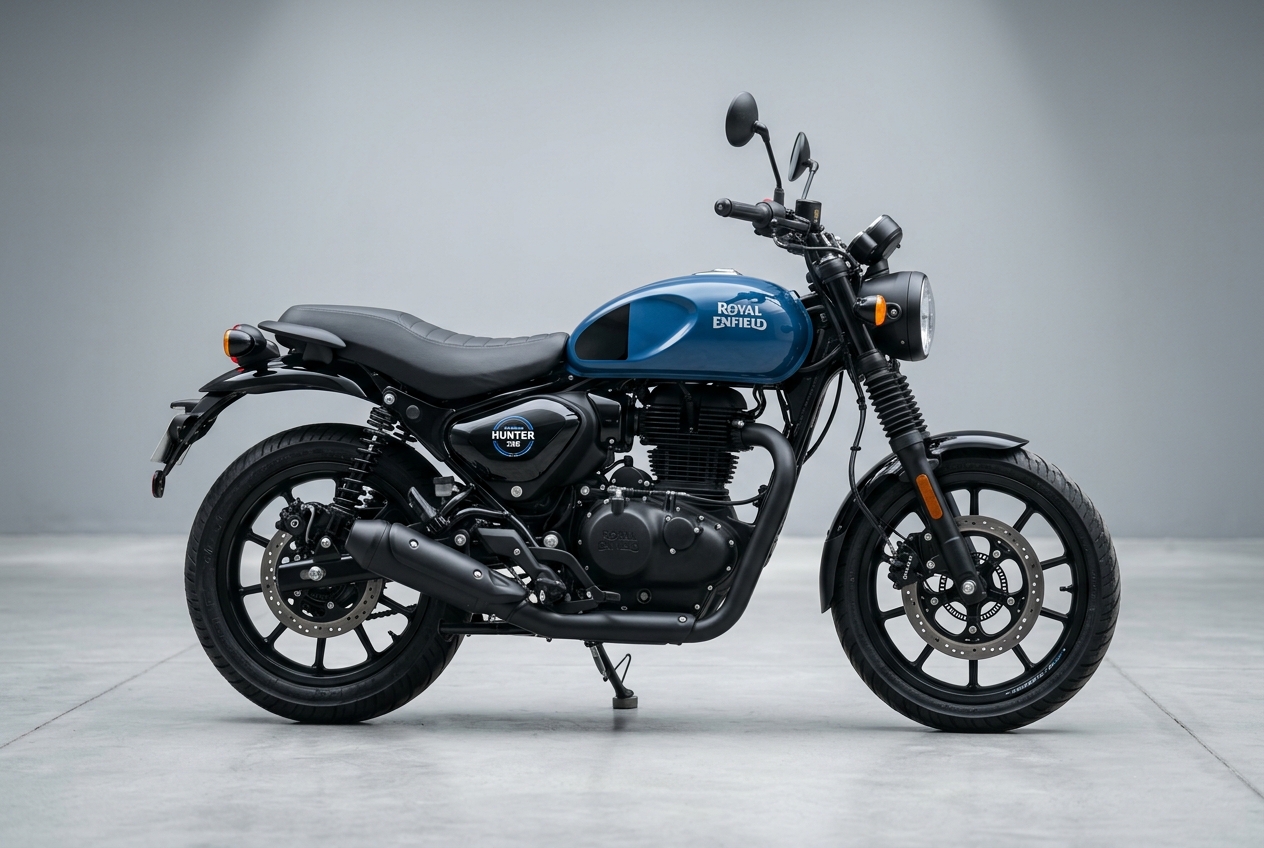 Royal Enfield Hunter on rent in Jaipur